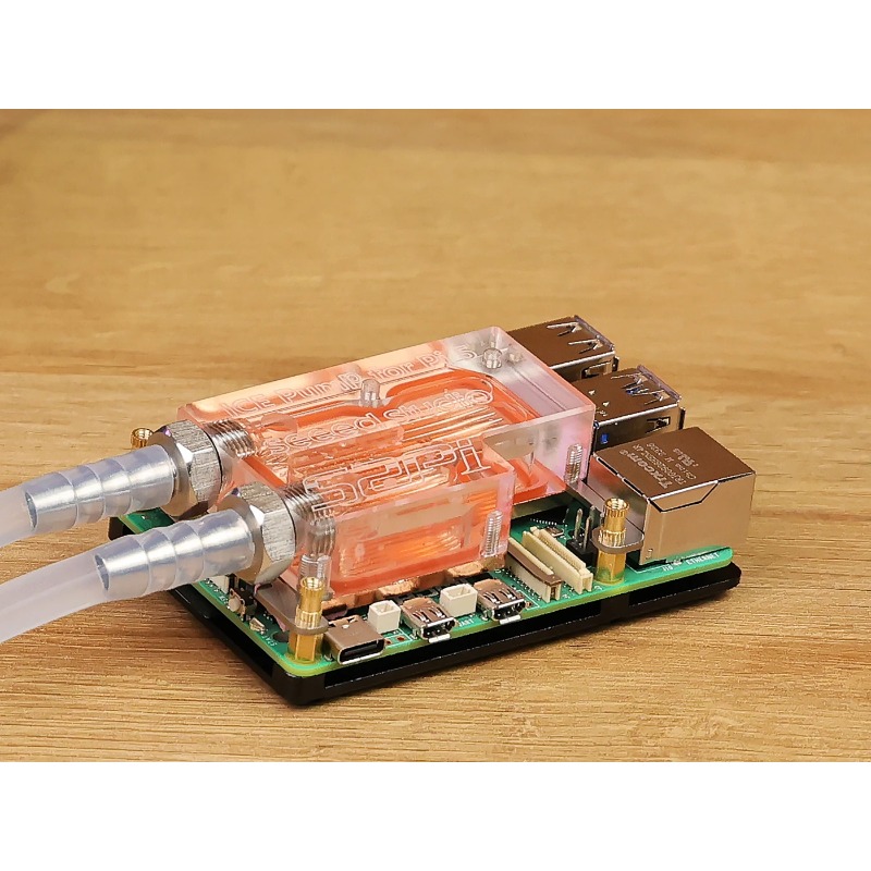 مجموعة تبريد سائل فائقة النحاف - مراجعة Raspberry Pi Water Cooling Kit وسعره