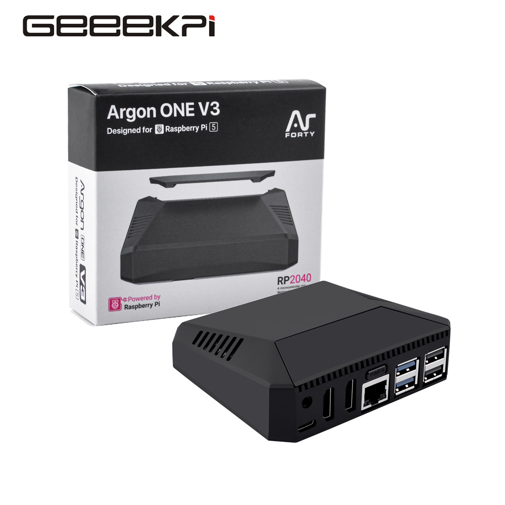 علبة أرجون ألمنيوم لرسبري pi 5 - مراجعة Argon One V3 M.2 Nvme Case وسعره