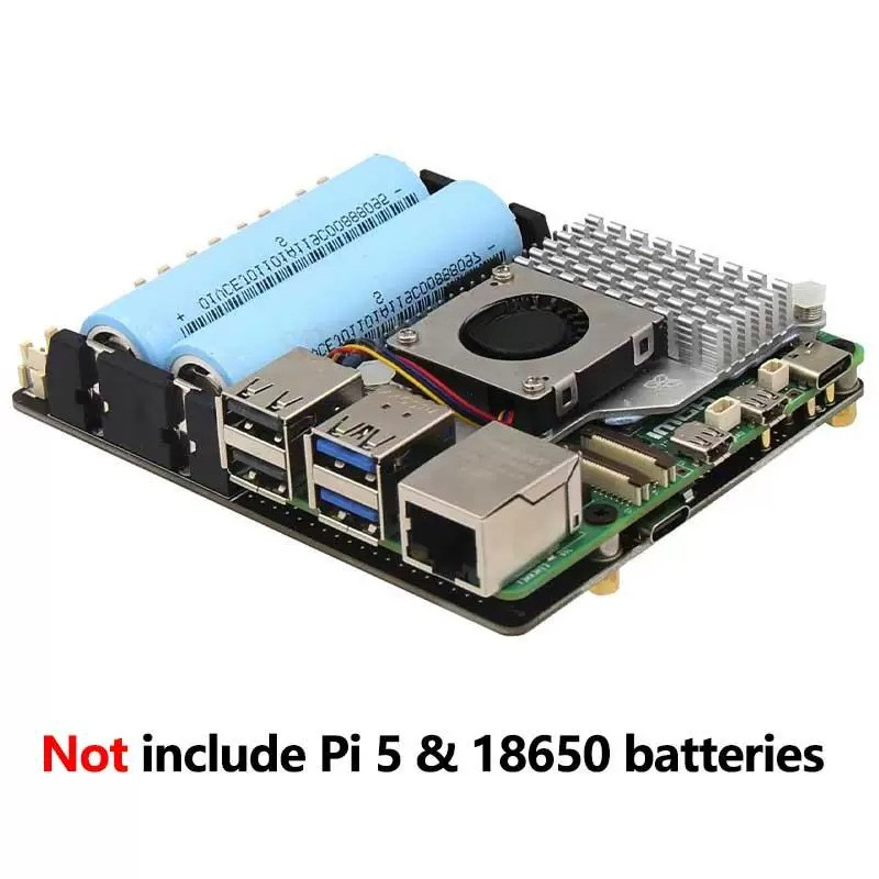 لوحة توسيع إدارة الطاقة UPS لج - مراجعة Raspberry Pi Uninterrupted Power Supply Ups 18650 وسعره
